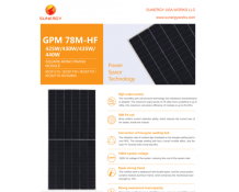 Tấm pin năng lượng mặt trời SUNERGY 435w - Mono - Half Cut Cell
