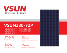 Tấm pin năng lượng mặt trời VSUN 330w- Poly