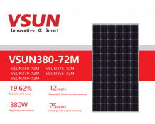 Tấm pin năng lượng mặt trời VSUN 375w - Mono