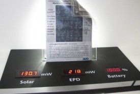 E-Reader linh hoạt năng lượng mặt trời