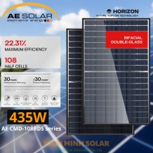 Tấm pin năng lượng mặt trời AE Solar 435W AE435CMD-108BDS