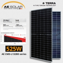 Tấm pin năng lượng mặt trời AE Solar 525W AE525CMD-L132BD