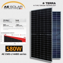 Tấm pin năng lượng mặt trời AE Solar 580W AE580CMD-L144BD
